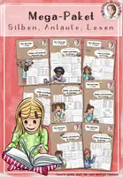 Vorschau - Arbeitsblätter - Mega-Paket zu den Silben, Anlauten und zum Lesen (1. Klasse) - Deckblatt