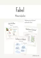 Vorschau - Arbeitsblätter - Sparbundle Fabel - Deckblatt