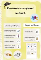 Vorschau - Poster - Classroommanagement im Sportunterricht (Paket) - Deckblatt