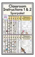 Vorschau - Arbeitsblätter - Classroom Instructions 1 & 2 - Sparpaket - Deckblatt