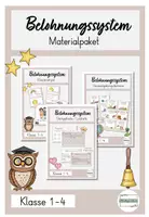 Vorschau - Mal- und Bastelvorlagen - Materialpaket Belohnungssystem positive Verstärker Lobsystem - Deckblatt