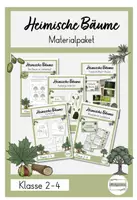 Vorschau - Stundenentwürfe - Materialpaket Heimische Bäume / Bäume des Waldes - Deckblatt