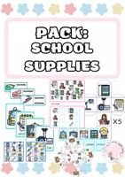 Vista previa - Juegos / Gamificación - PACK: SCHOOL SUPPLIES - Portada