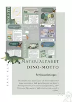 Vorschau - Arbeitsblätter - Materialpaket für Klassenlehrkräfte im Dino-Motto - Deckblatt