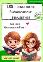 Vorschau - Unterrichtsreihen - LRS - Legasthenie - Phonologische Bewusstheit - All-In-Paket - Deckblatt
