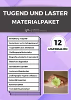Vorschau - Stundenentwürfe - Tugenden Materialpaket - Deckblatt