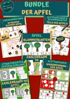 Vorschau - Arbeitsblätter - BUNDLE: Der Apfel - Deckblatt