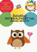 Vorschau - Mal- und Bastelvorlagen - Materialpaket EULENKLASSE - Deckblatt