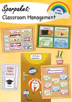 Vorschau - Mal- und Bastelvorlagen - Sparpaket - Classroom Management - Deckblatt