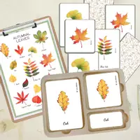 Vista previa - Juegos / Gamificación - AUTUMNAL LEAVES - PACK TARJETAS Y PÓSTER / INGLÉS. - Portada