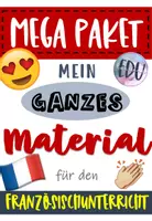 Vorschau - Spiele - ALLE meine Französischmaterialien - MEGA Paket - Deckblatt