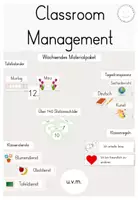 Vorschau - Stationenlernen - Classroom Management - wachsendes Materialpaket - Deckblatt