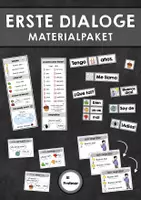 Vorschau - Arbeitsblätter - Materialpaket: Erste Dialoge (Spanischunterricht) - Deckblatt