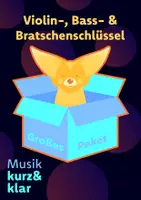 Vorschau - Arbeitsblätter - Großes Paket: Violin-, Bass-, Bratschenschlüssel - Deckblatt