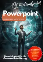 Vorschau - Präsentationen/Tafelbilder - Powerpoints für die Grammatikeinführung (Materialpaket) - Deckblatt