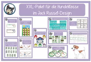 Vorschau - Poster - Wachsendes Materialpaket Hundeklasse #Jack _Russel #klassentier - Deckblatt