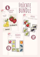 Vorschau - Stationenlernen - Bundle: großes Früchte-Materialpaket - Deckblatt