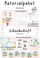 Vorschau - Arbeitsblätter - Materialpaket: Schreibschrift (wachsend) - Deckblatt