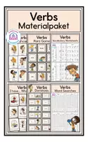 Vorschau - Arbeitsblätter - Verbs - Materialpaket - Deckblatt