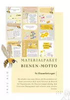 Vorschau - Arbeitsblätter - Materialpaket für Klassenlehrkräfte im Bienen/Frühlings-Motto - Deckblatt