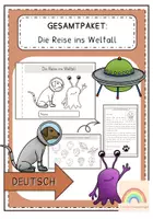 Vorschau - Arbeitsblätter - Gesamtpaket Winterhefte - Deutsch (0.-4. Klasse) - Abenteuer im Wörterland - Deckblatt