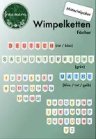 Vorschau - Poster - Materialpaket: Wimpelketten Fächer - Deckblatt