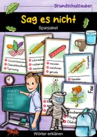 Vorschau - Spiele - Sag es nicht! Sparpaket - Wörter erklären - Materialpaket - Deckblatt