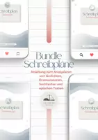 Vorschau - Poster - Schreibpläne für die Abiturvorbereitung (Drama, Lyrik, Epik, Sachtext) - Deckblatt