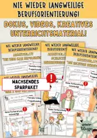 Vorschau - Unterrichtsreihen - Wachsendes Materialpaket: Berufsorientierung spannend unterrichten! #edukisommerschnapper - Deckblatt