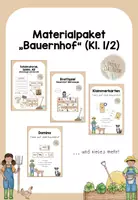 Vorschau - Spiele - Materialpaket "Bauernhof" (Kl. 1/2) - Deckblatt
