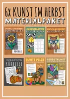 Vorschau - Stundenentwürfe - 6x Kunststunden im Herbst - Kunst Materialpaket - Deckblatt