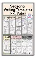 Vorschau - Arbeitsblätter - Seasonal Writing Templates - BIG BUNDLE!! - Deckblatt