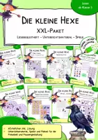 Vorschau - Arbeitsblätter - Die kleine Hexe – XXL-Komplettpaket | Klasse 3–4 - Deckblatt