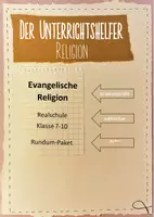 Vorschau - Stundenentwürfe - Evangelische Religion Klasse 7 - 10 Rundumpaket - Deckblatt
