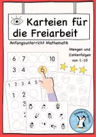Vorschau - Stationenlernen - Freiarbeit im Anfangsunterricht Mathematik - Materialpaket - Deckblatt