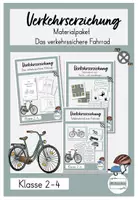 Vorschau - Stundenentwürfe - Fahrradprüfung Verkehrserziehung Materialpaket Fahrrad / Vorbereitung Radfahrprüfung - Deckblatt