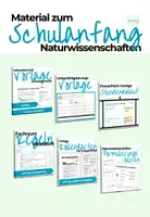 Vorschau - Arbeitsblätter - Unterrichtsmaterialien zum Schulanfang für die Naturwissenschaften - Deckblatt