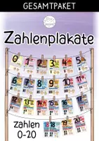 Vorschau - Poster - GESAMTPAKET | Zahlenplakate 0 bis 20 - Deckblatt