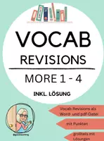 Vorschau - Arbeitsblätter - Materialpaket MORE 1-4 Vocab Revisions - Deckblatt