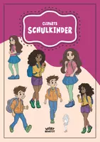 Vorschau - selbst erstellte Cliparts/Grafiken - Materialpaket Cliparts Schulkinder - Deckblatt