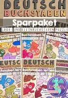 Vorschau - Spiele - Materialpaket: Buchstabenpuzzle von A bis Z - Deckblatt