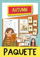 Vista previa - Hojas de trabajo - Otoño / Autumn: pack de materiales (inglés) - Portada