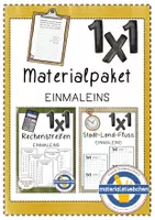 Vorschau - Arbeitsblätter - Kleines Materialpaket zum Einmaleins - Deckblatt