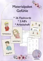 Vorschau - Arbeitsblätter - Materialpaket Gefühle - Deckblatt