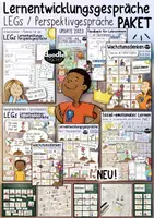 Vorschau - Arbeitsblätter - LEGs 🏫 / Lernentwicklungsgespräche / Lerngespräche PAKET - Deckblatt