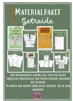 Vorschau - Arbeitsblätter - wachsendes Materialpaket GETREIDE Klasse 3/4 - Deckblatt