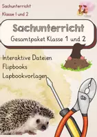 Vorschau - Stundenentwürfe - Gesamtpaket - Sachunterricht Klasse 1 und 2 - Deckblatt