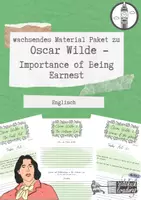 Vorschau - Unterrichtsreihen - wachsendes Materialpaket: Oscar Wilde - The Importance of Being Earnest - Deckblatt