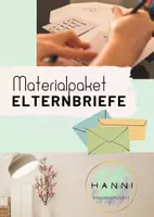 Vorschau - Lehrpläne/Lehrermaterial - Materialpaket Elternbriefe Vorlagen in Word und PDF - Deckblatt