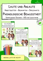 Vorschau - Spiele - Materialpaket - Phonologische Bewusstheit - Anlaute - Deckblatt